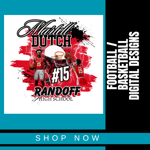 Basketball/ Football Digital Designs